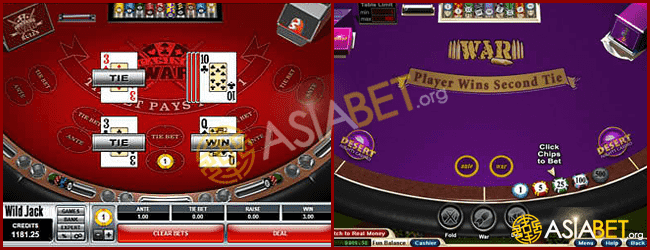 online casino war