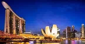 Singapore Marina bay at dusk, Singapore