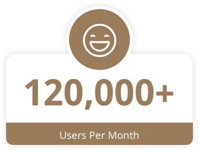 120000 Users Per Month